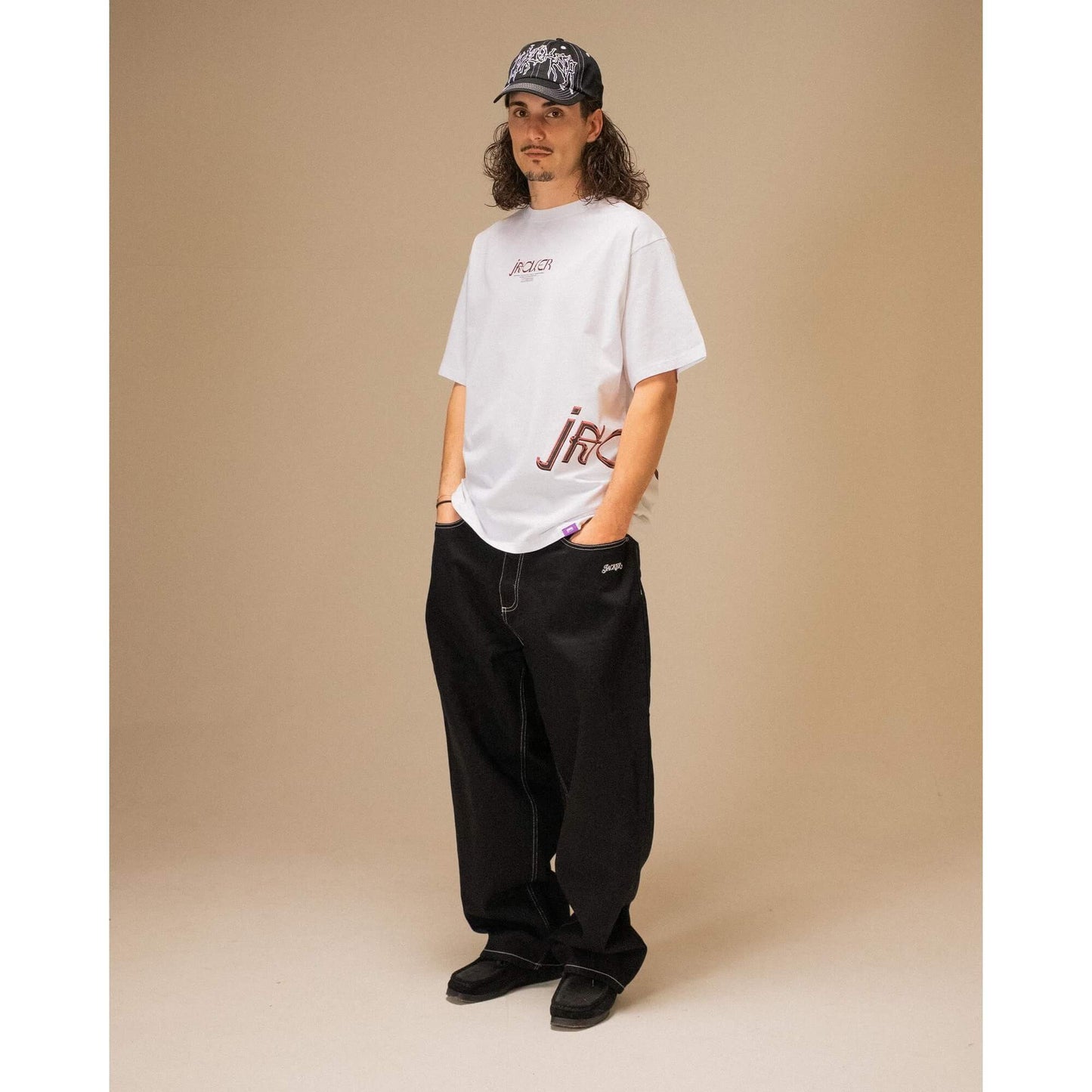 Tričko Jacker Handucuffs T-Shirt biele