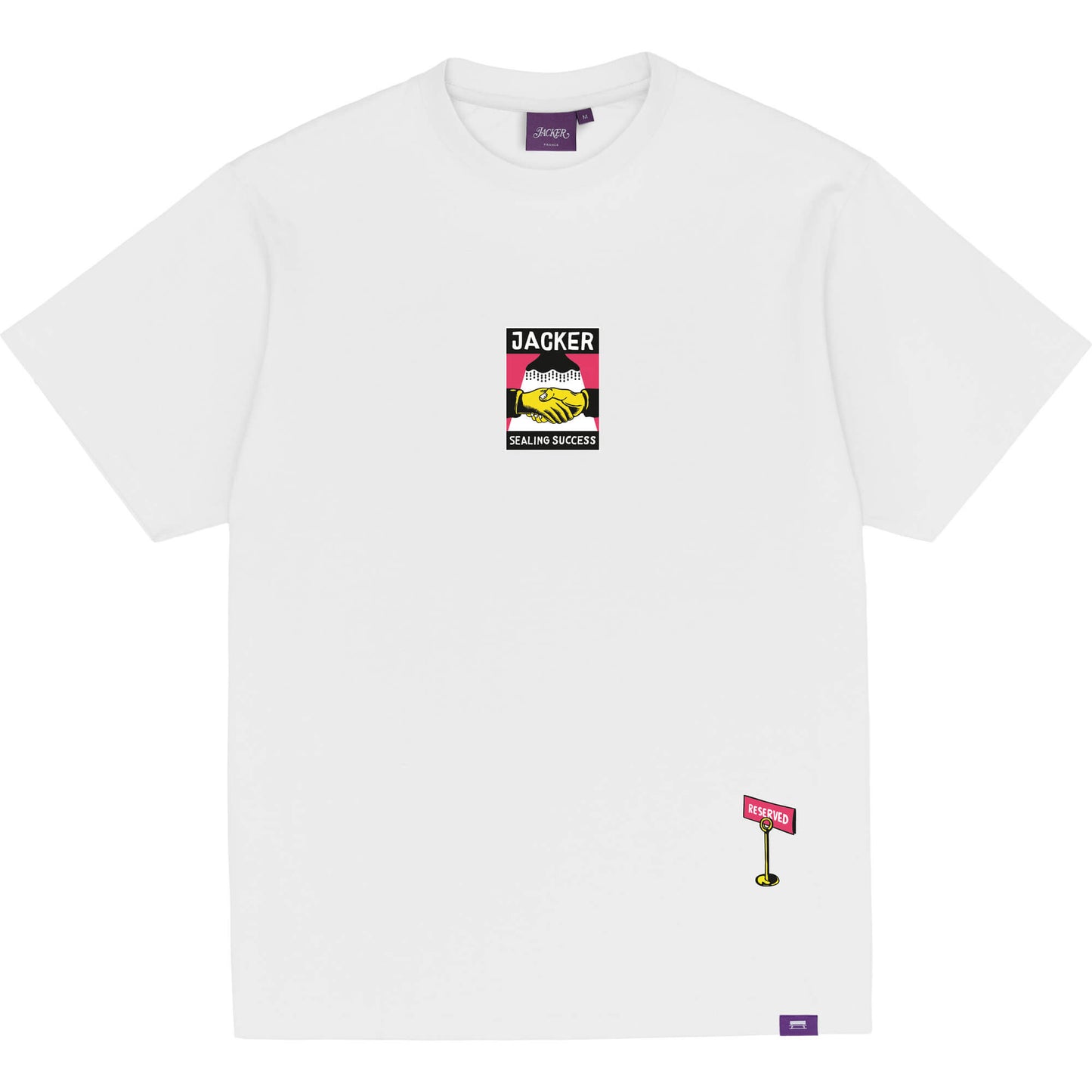 Tričko Jacker Deal T-shirt biele