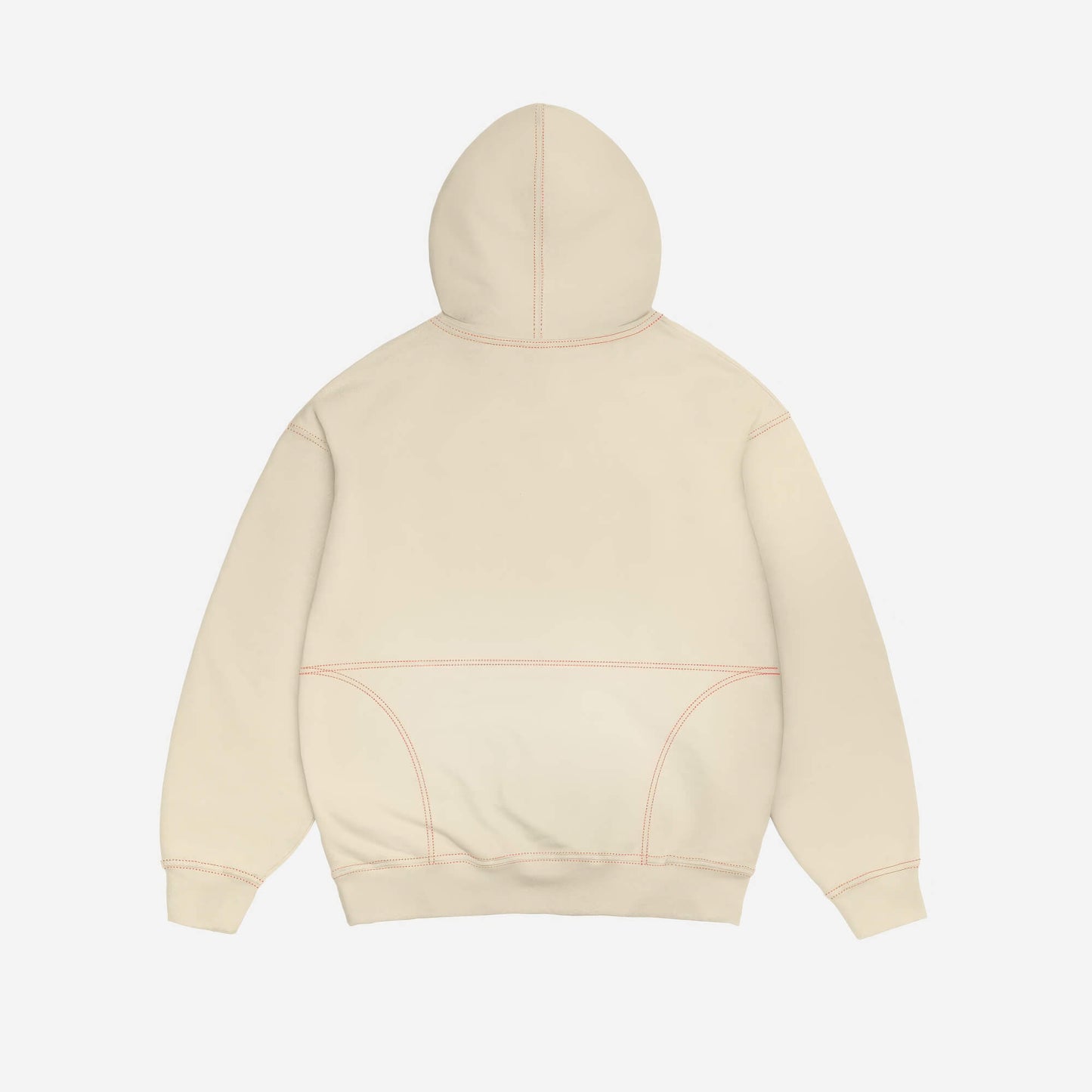 Mikina Jacker Rough Garment Dyed Premium Hoodie Zip béžová