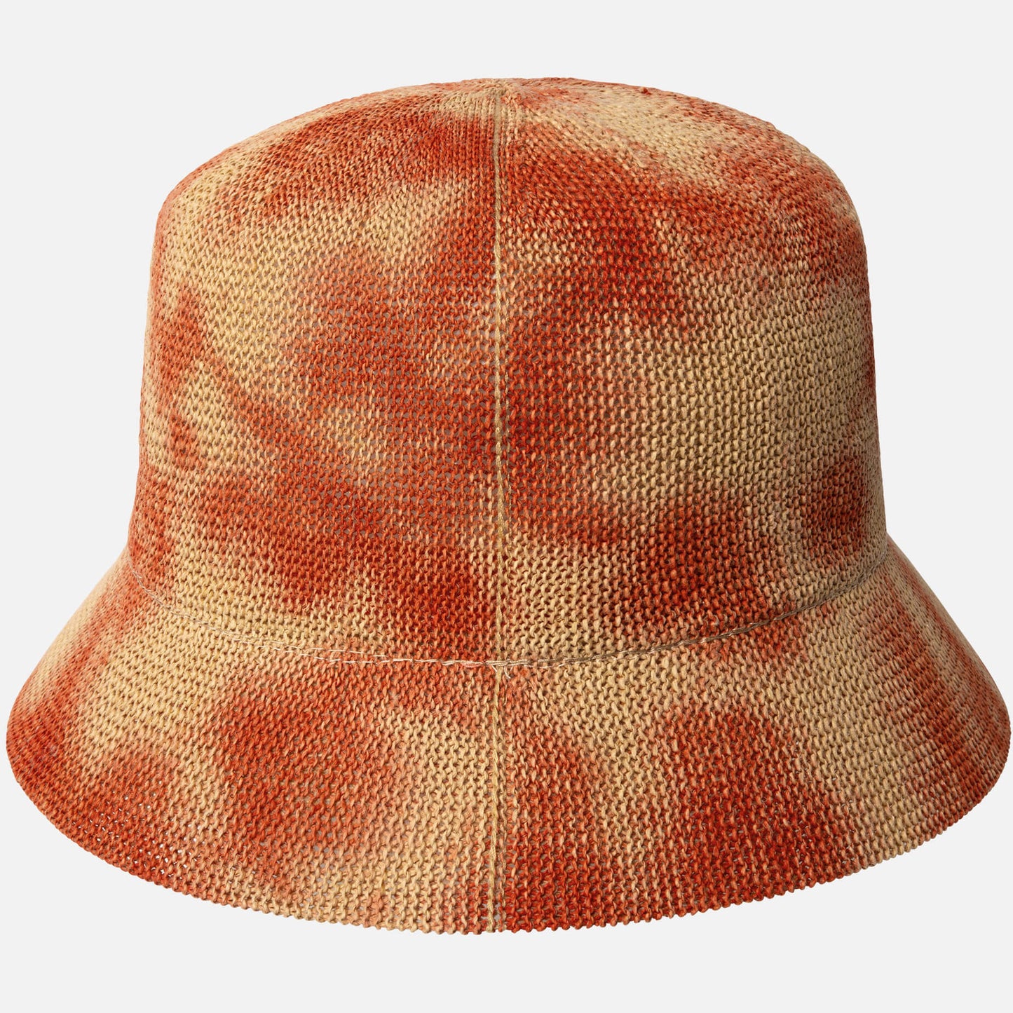 Klobúk KANGOL® TIE DYE KNIT BUCKET bledo hnedý