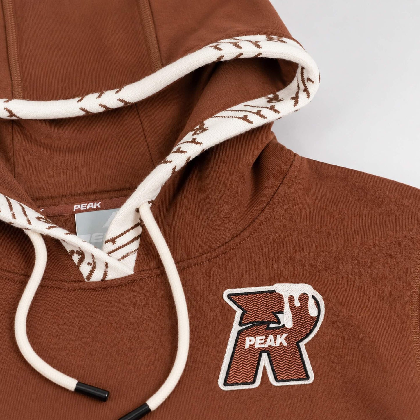Dámska mikina s kapucňou Peak Right (Fleece Hoodie) hnedá