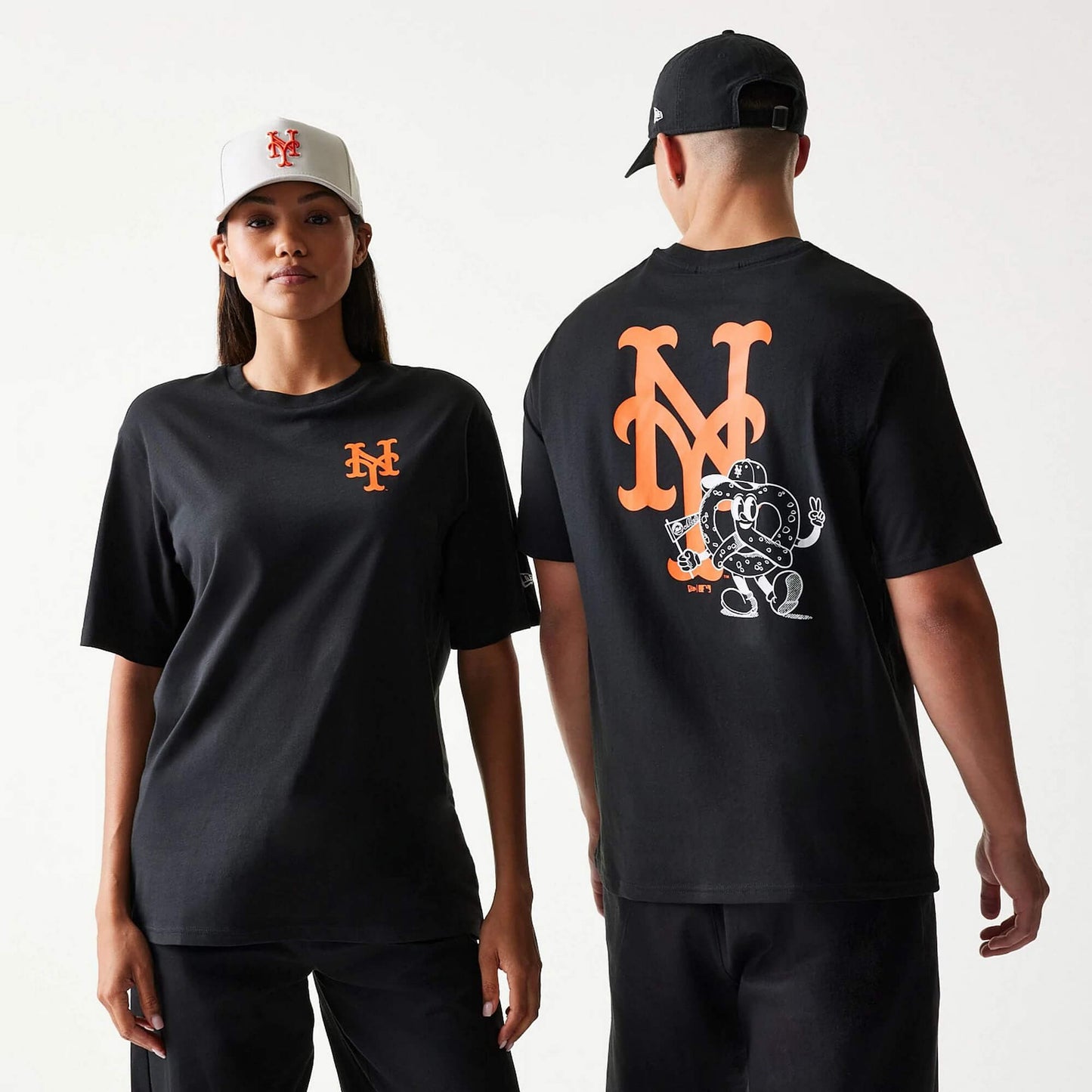 Tričko New Era New York Mets MLB Food Graphic Black T-Shirt čierne