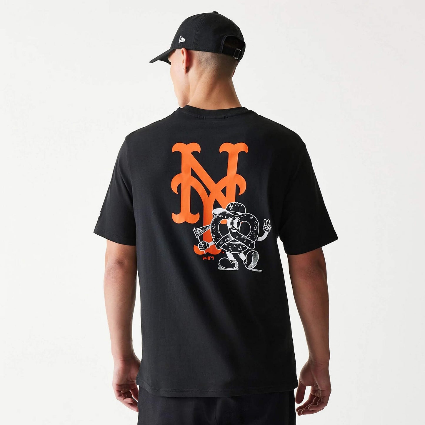 Tričko New Era New York Mets MLB Food Graphic Black T-Shirt čierne
