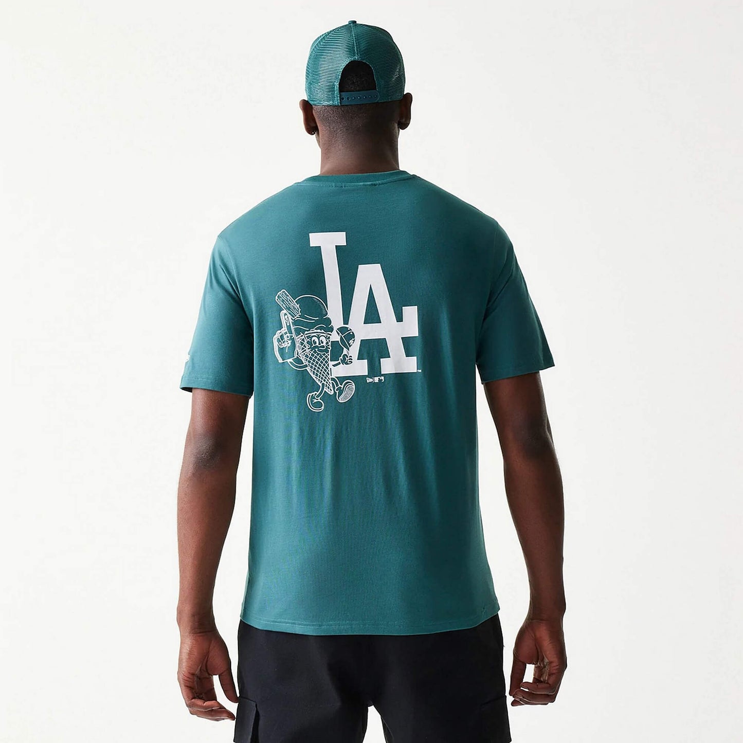 Tričko New Era Los Angeles Dodgers MLB Food Graphic Dark Green T-Shirt tmavozelené