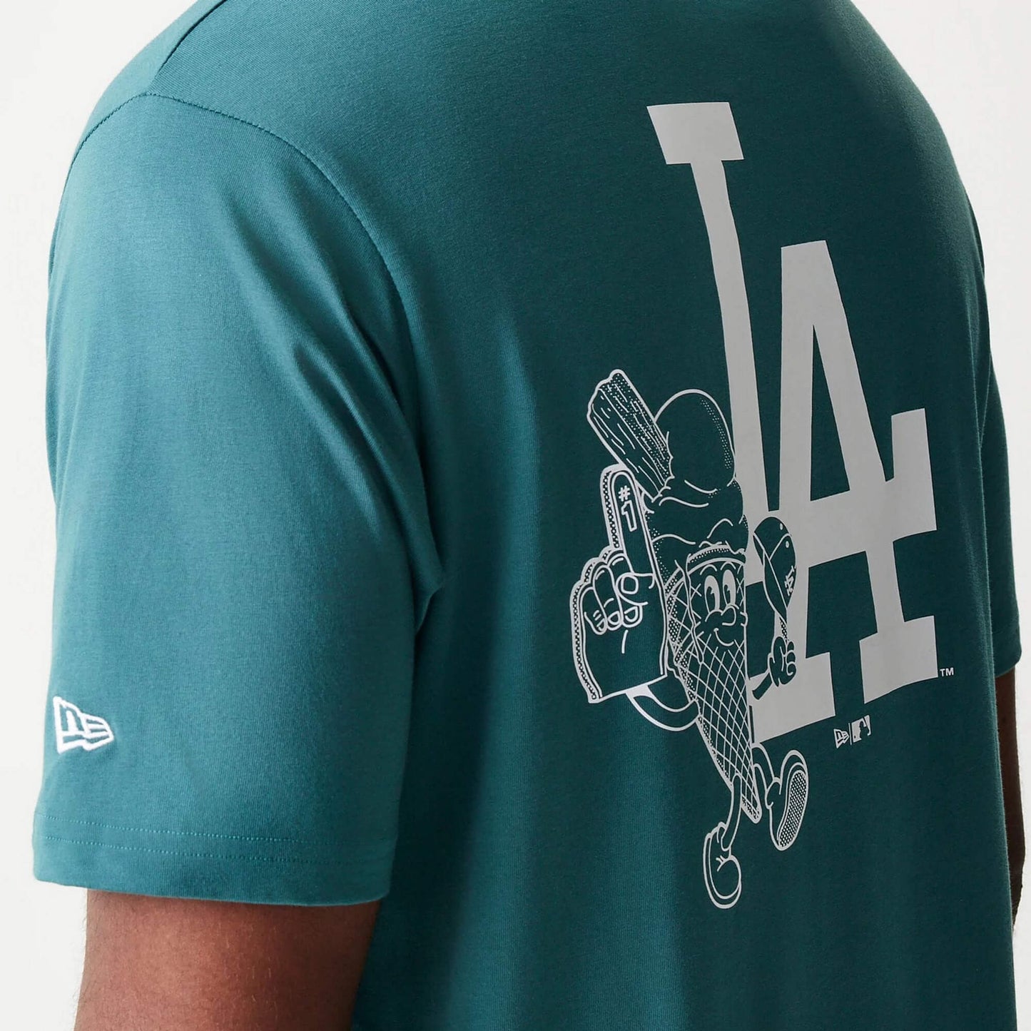 Tričko New Era Los Angeles Dodgers MLB Food Graphic Dark Green T-Shirt tmavozelené