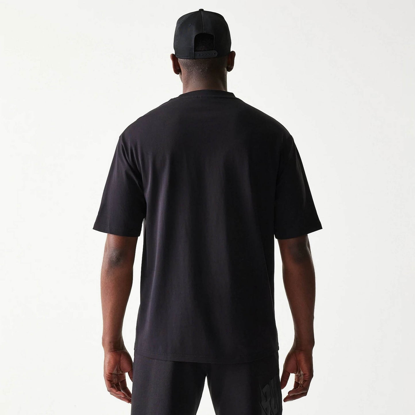 Tričko New Era Chicago Bulls NBA Black Oversized T-Shirt čierne