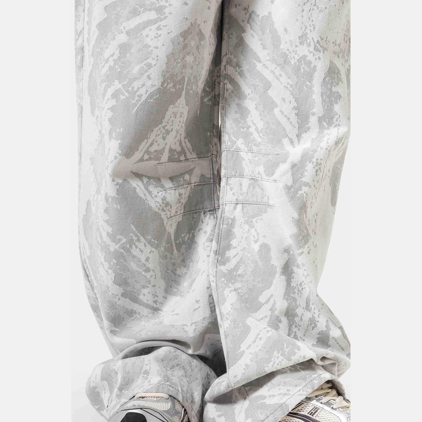 Baggy nohavice Sixth June CAMO Baggy Pants sivé