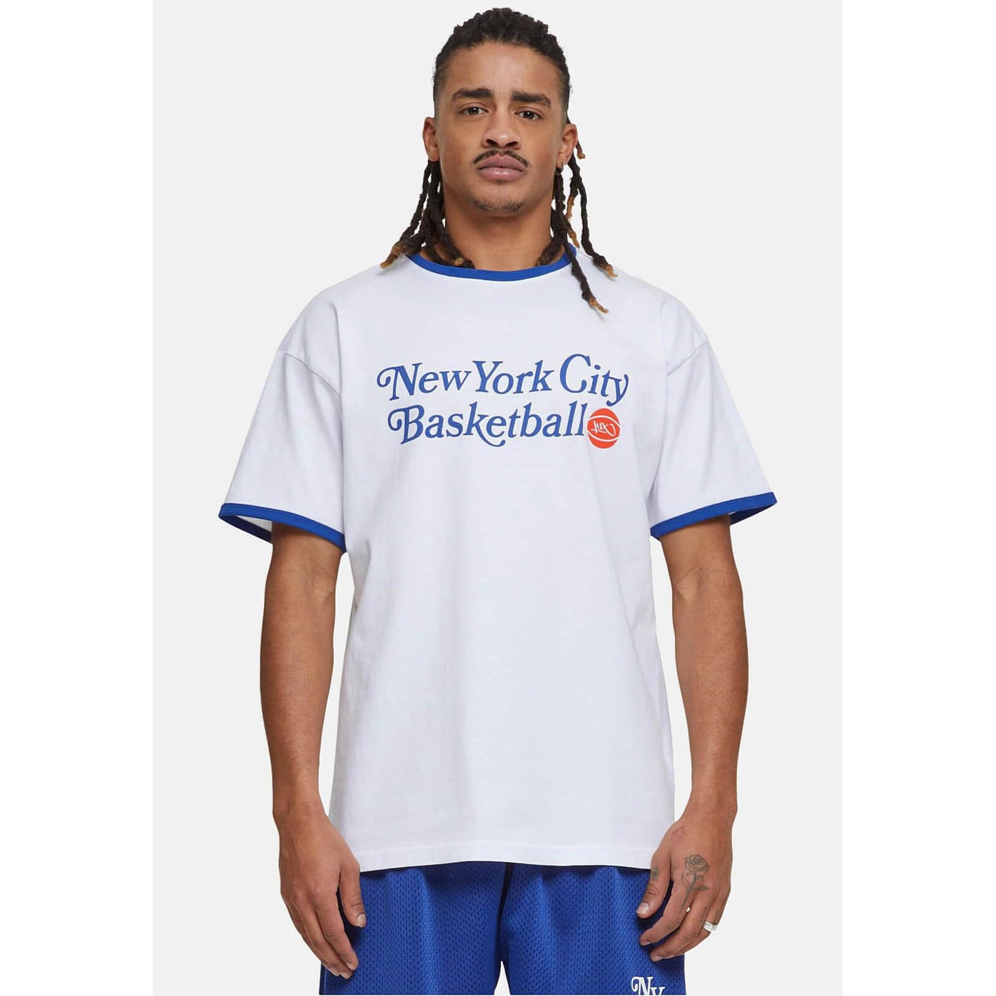 Pánske tričko K1X NYC BB Ringer biele