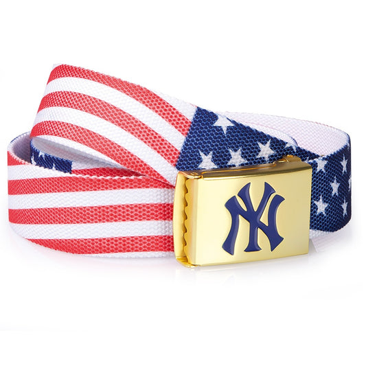 MLB Flag Belt Biely