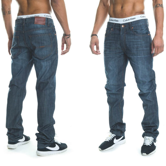 Rocawear Stay True Injection Denim Pants Raw Indigo