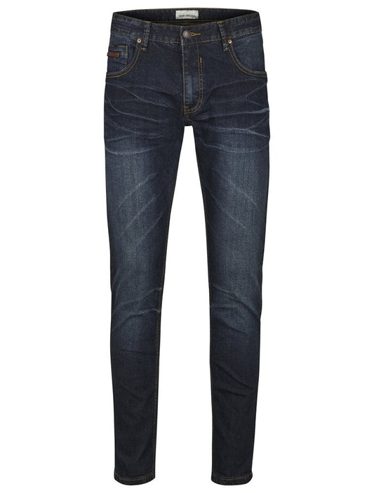 Shine Original Nohavice Tapered Fit Jeans Night Ocean