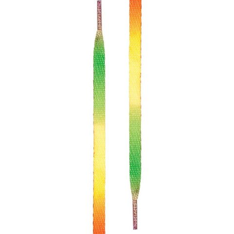 Tubelaces White Flat 140Cm Rainbow