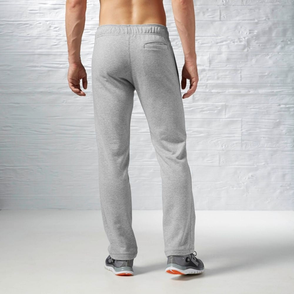 Pánske tepláky Reebok Elements FT OH Sweat Pants šedé