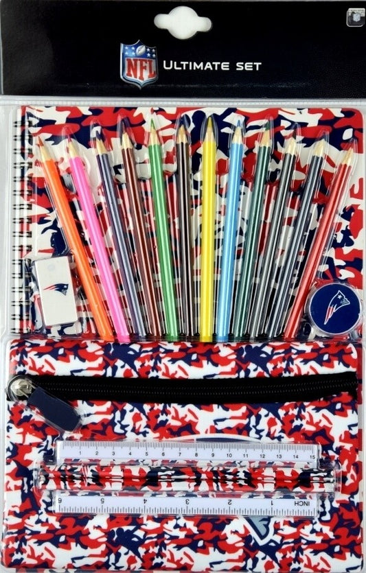 Sideline Collectibles NFL Camo Core Stationery Set New England Patriots