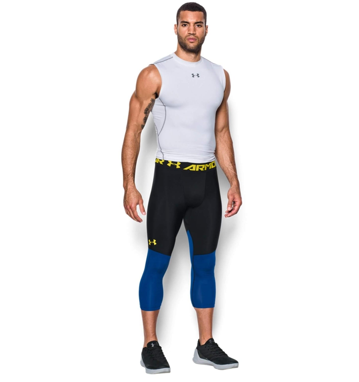 Legíny Under Armour SC30 3/4 Tight čierno/modré