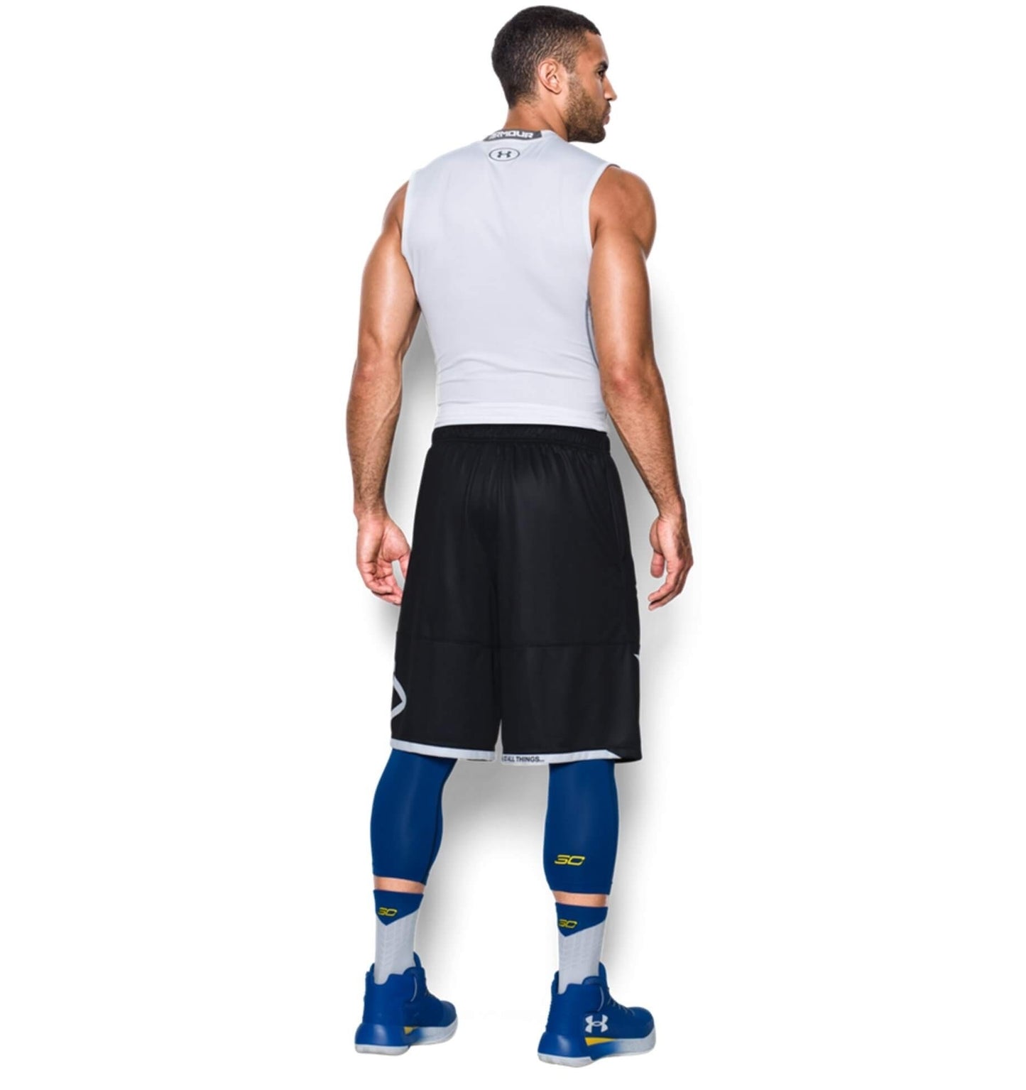 Legíny Under Armour SC30 3/4 Tight čierno/modré