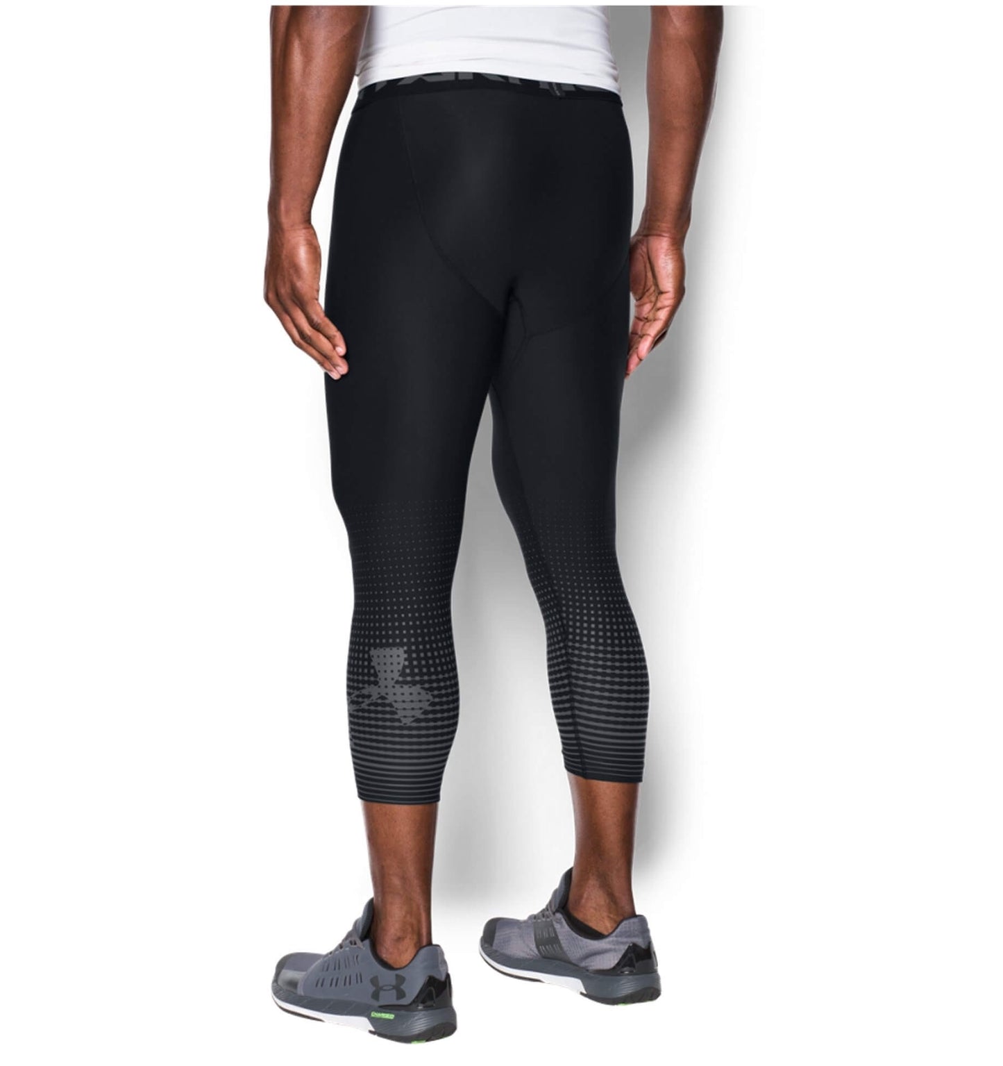 Legíny Under Armour HG Armour Comp Graphic 3/4 čierne