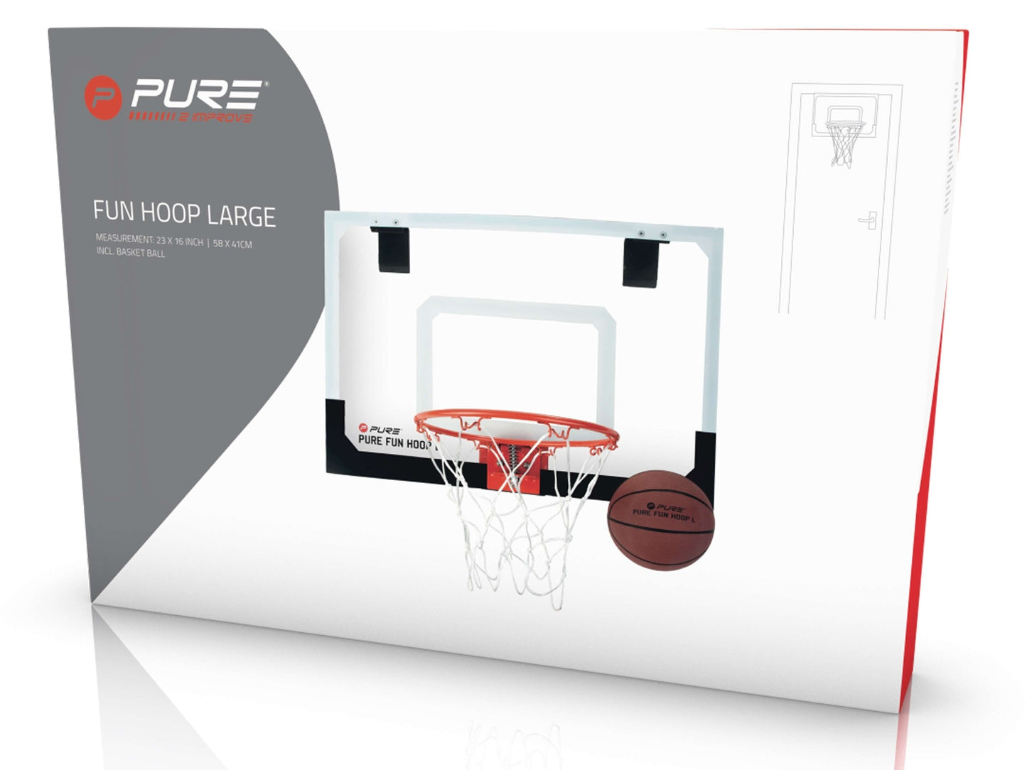PURE2IMPROVE FUN HOOP L (58x41 cm)