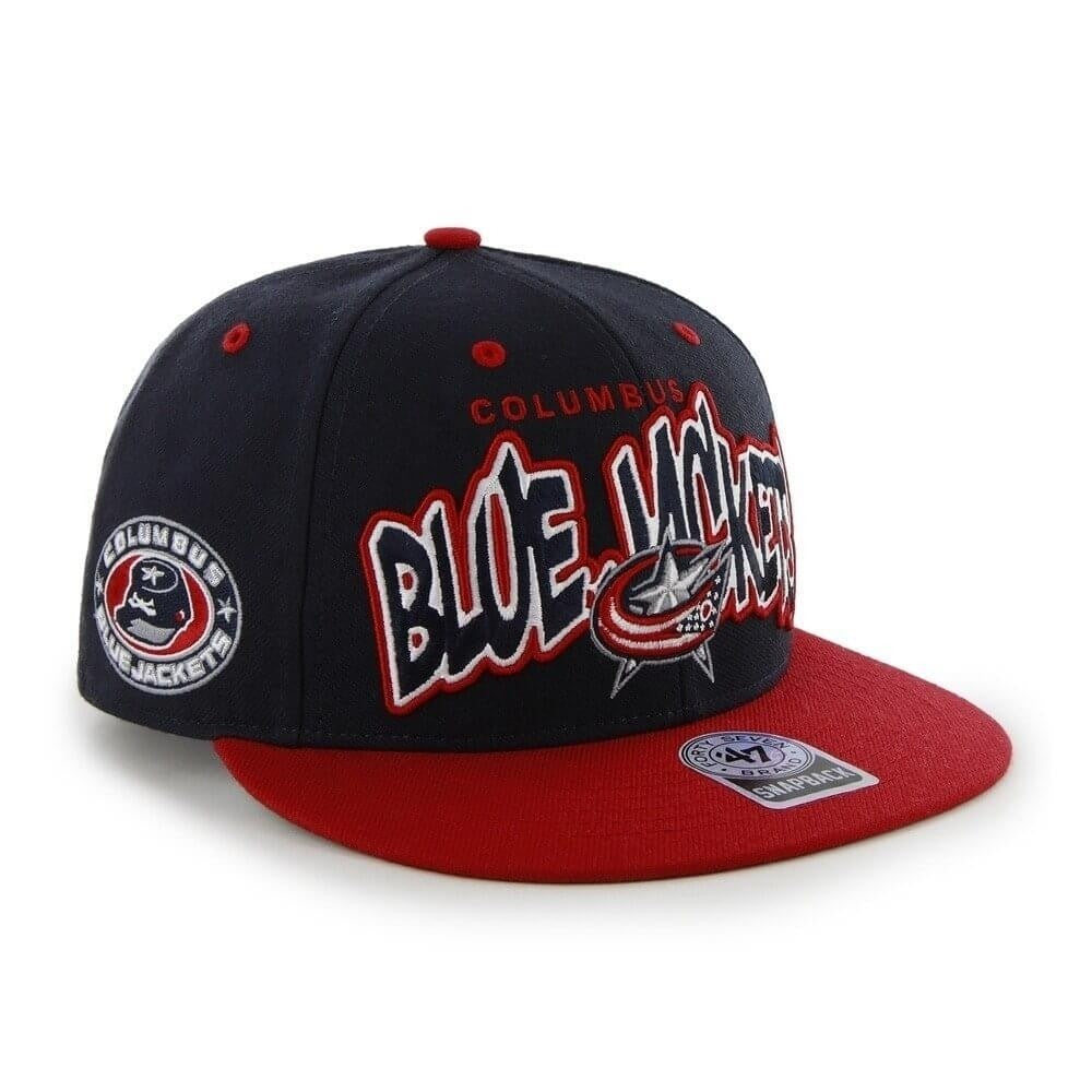 47Brand Official NHL Columbus Blue Jackets Snapback Caps