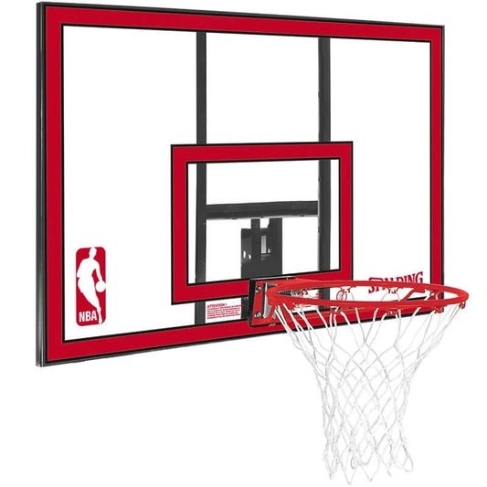Spalding NBA Polycarbonat Backboard Transparent/Red