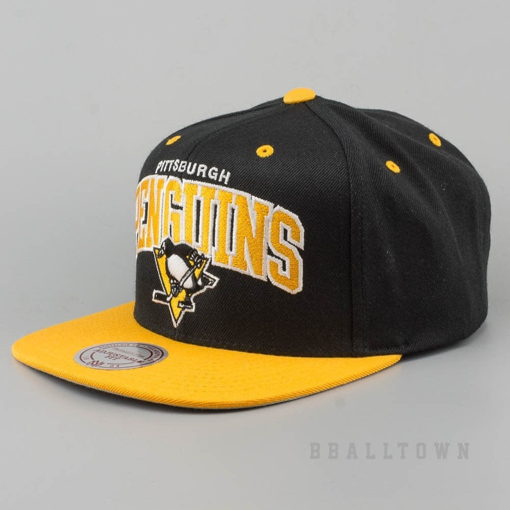 Mitchell & Ness Vintage Team Arch Snapback NHL - Pittsburgh Penguins Black/Yellow