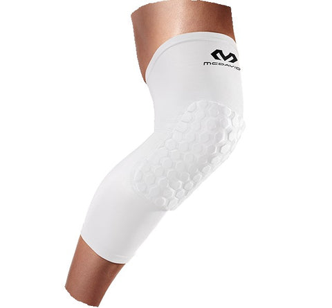 McDavid Hex Force HexPad Extended Leg Sleeves (chránič kolena - biely)