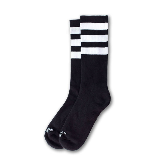 American Socks Ponožky Back In Black II Mid High Black