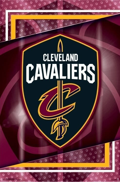 NBA Poster Cleveland Cavaliers Logo