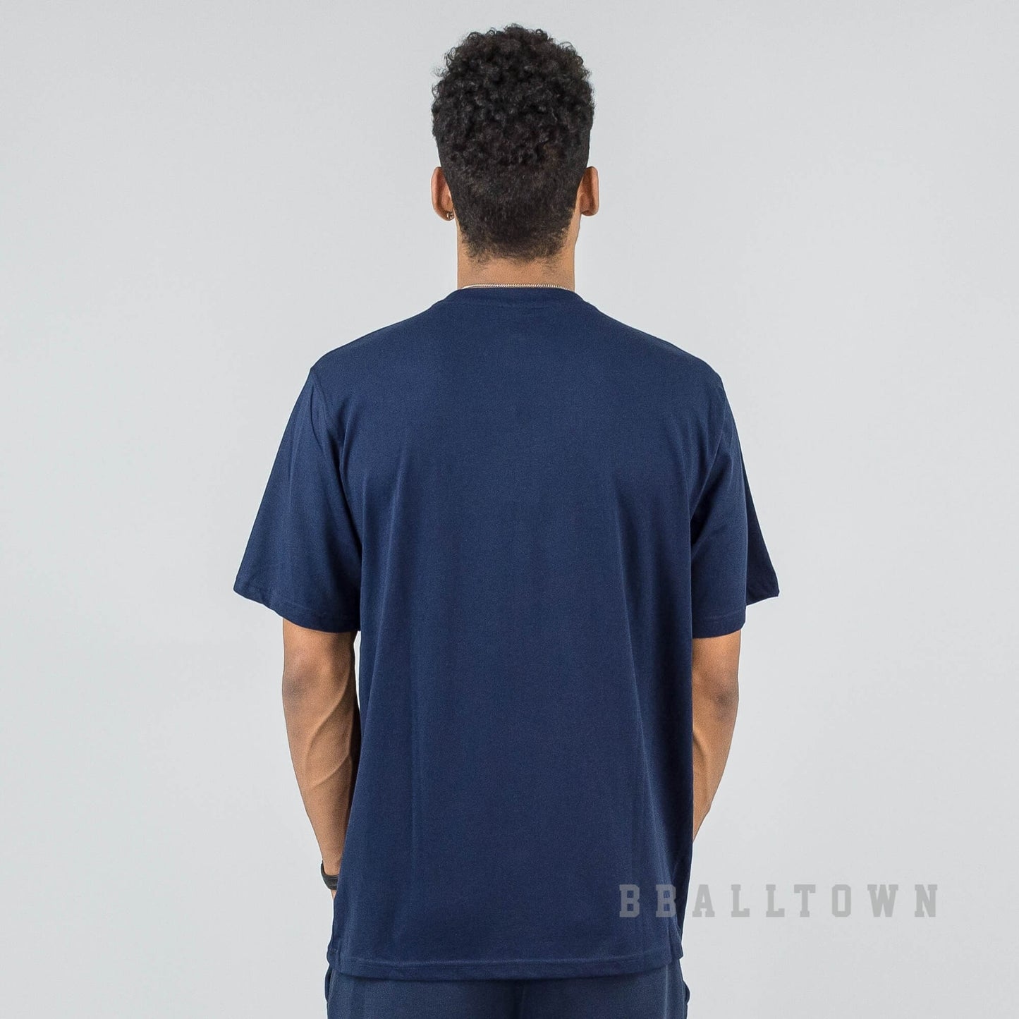 Russell Athletics Heritage Baseliners Tee Shirt Navy