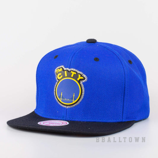 Šiltovka Mitchell & Ness NBA HWC Zig Zag San Francisco Warriors modrá