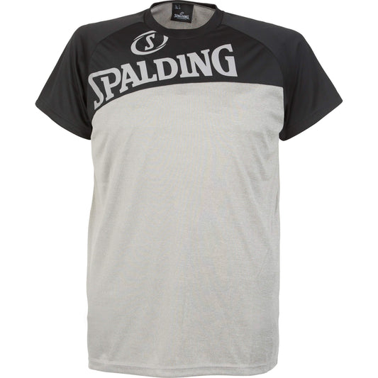 Spalding Street T-Shirt Grey Melange/Black