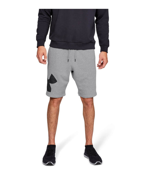 Under Armour Rival Fleece Logo Sweatshort Grey