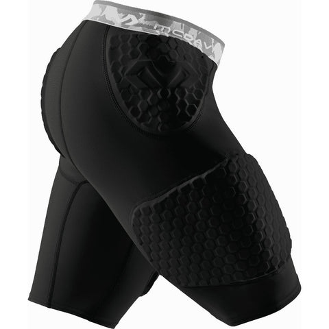 Mcdavid Hex Protection Short With Contoured Wrap-Around Thigh  7991 Black