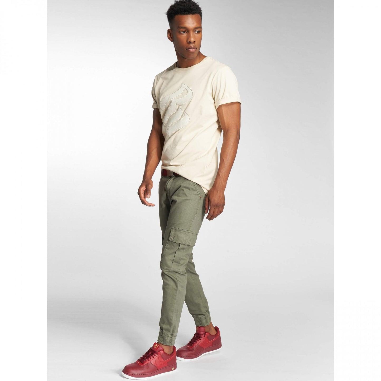 Rocawear Cargo Leatherpatch Olive