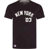 New Era Tričko MLB Script Tee New York Yankees Navy