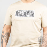 Wrung Vandal Line T-Shirt Beige