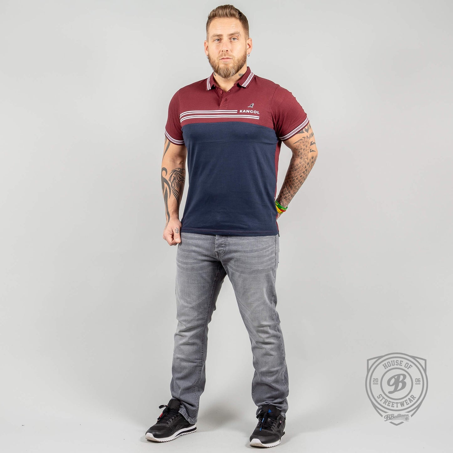 Kangol West Polo Mahagony