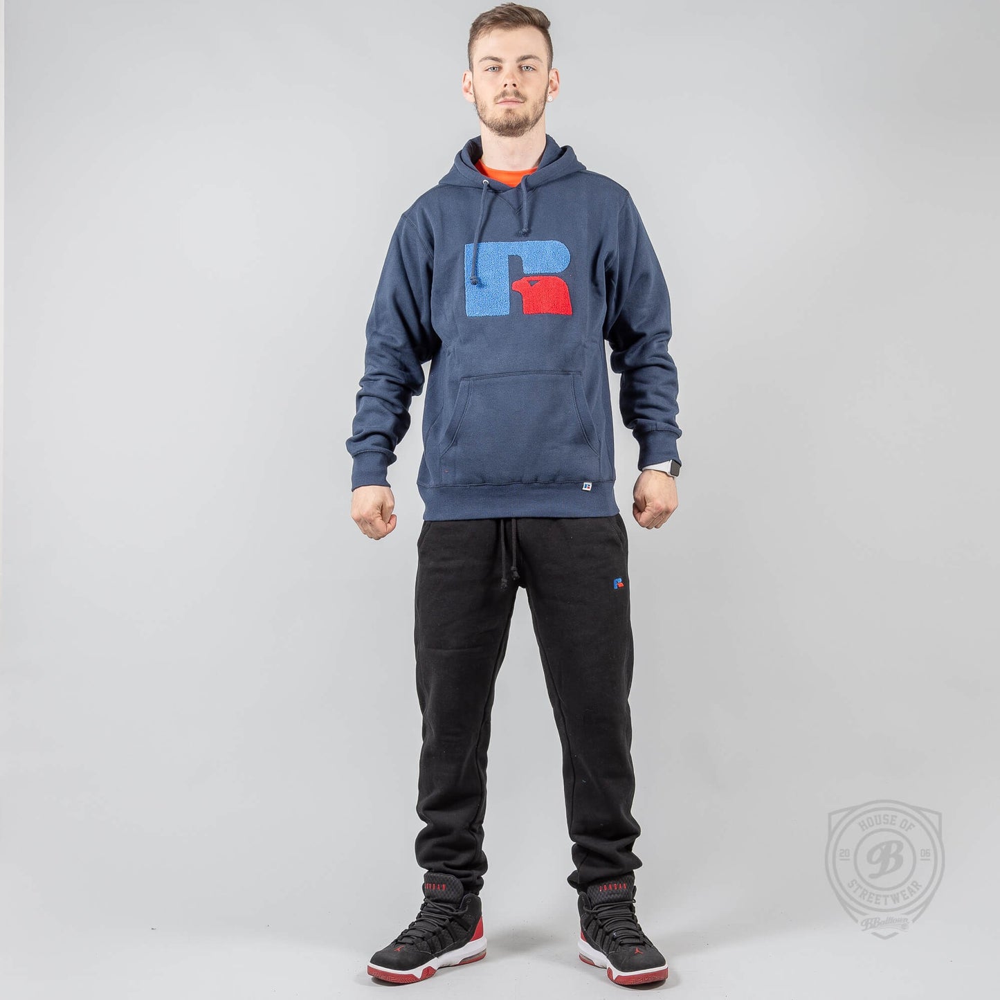 Russell Athletic Mike - Hoody Sweat Navy
