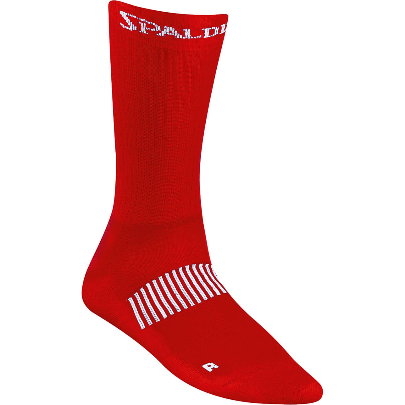 Spalding Coloured Socks Red/White