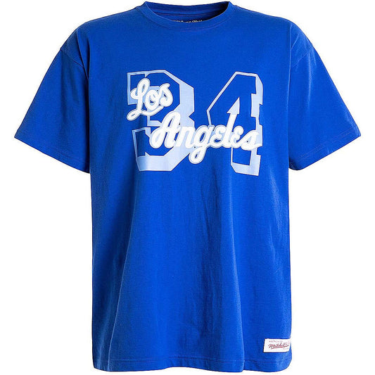 Mitchell & Ness Shaq 34 Ss Tee La Lakers Royal