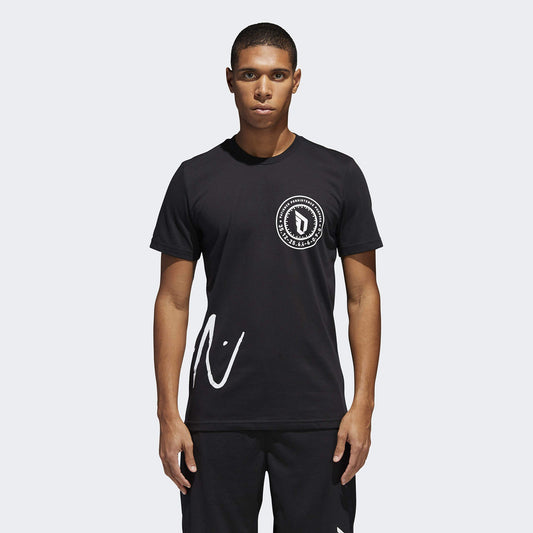 Adidas Dame Logo Tee 2 Black