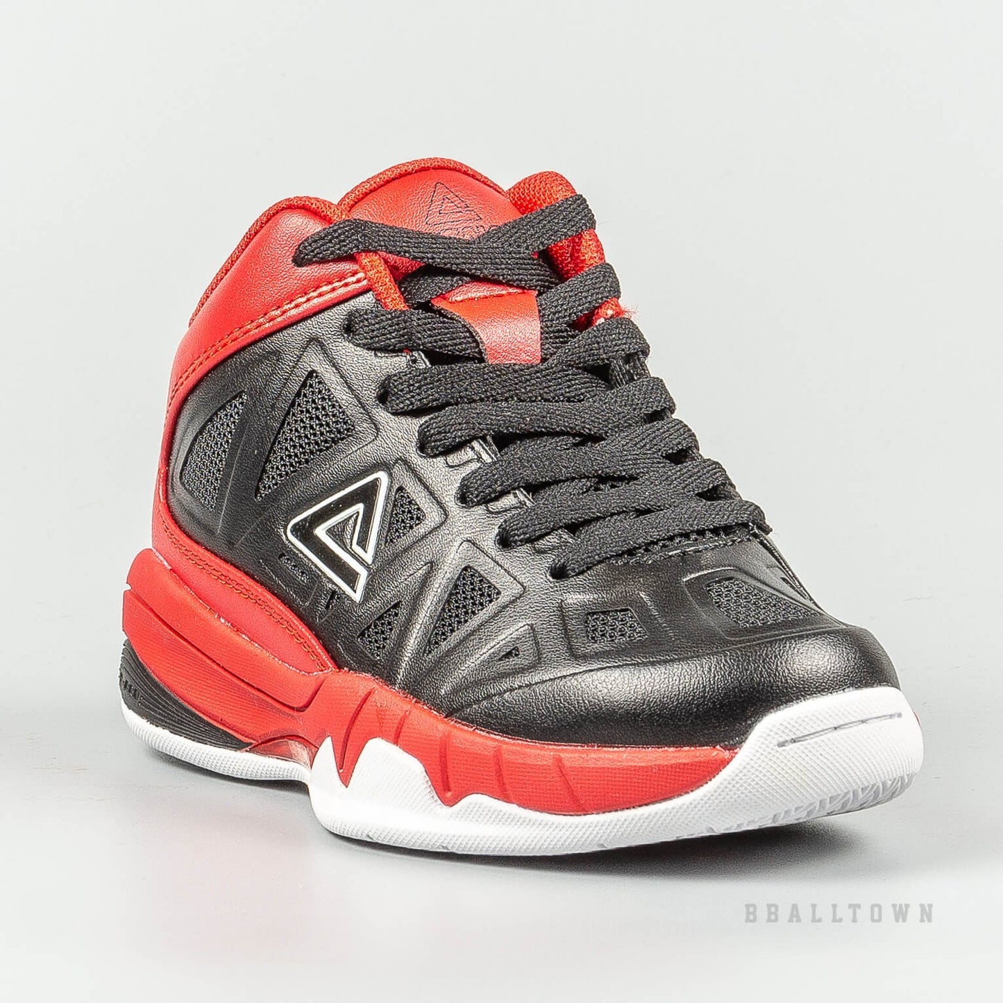PEAK kid basketball shoes EW4313A black/red