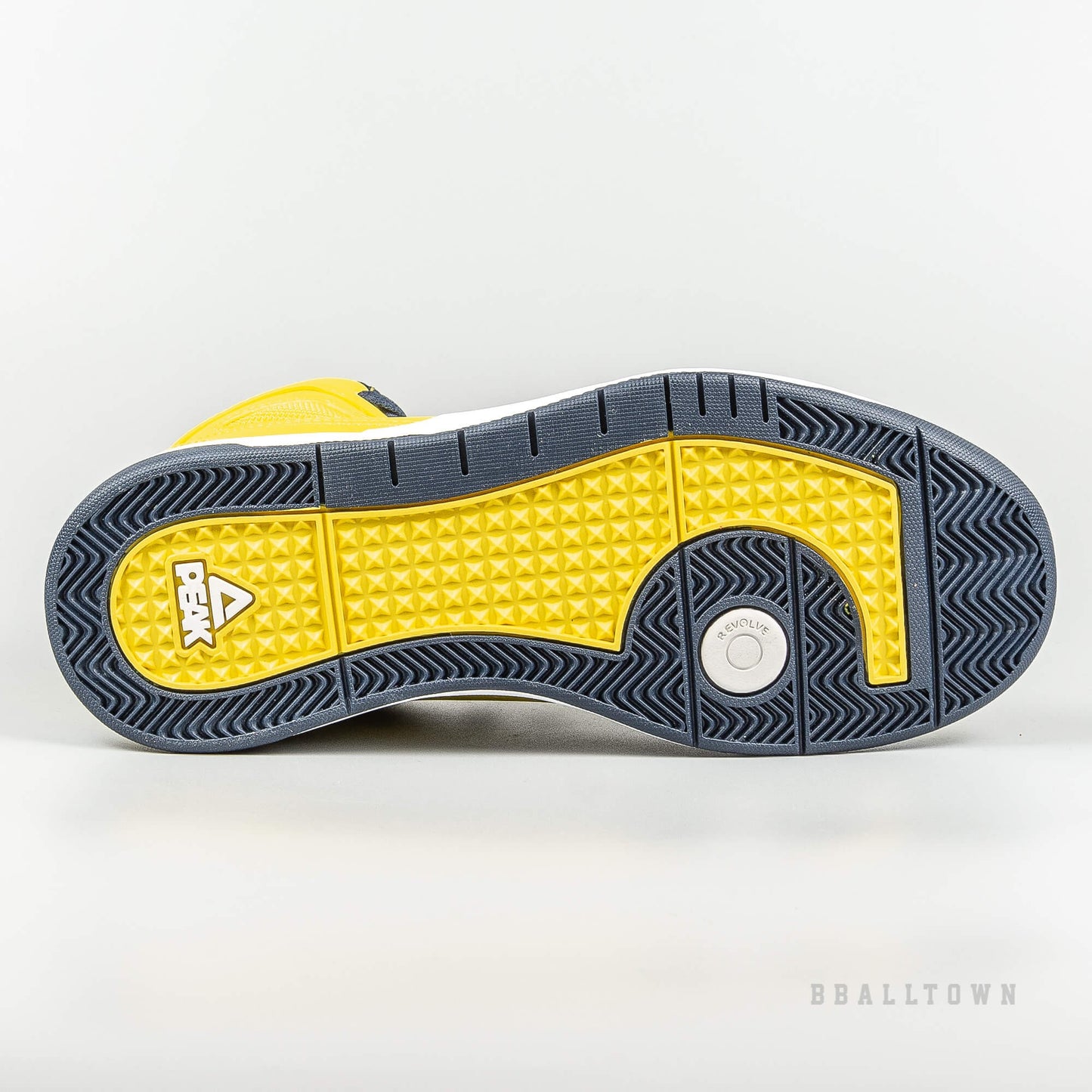 Peak Basketball Revolve Tech Shoes Gold/Blue