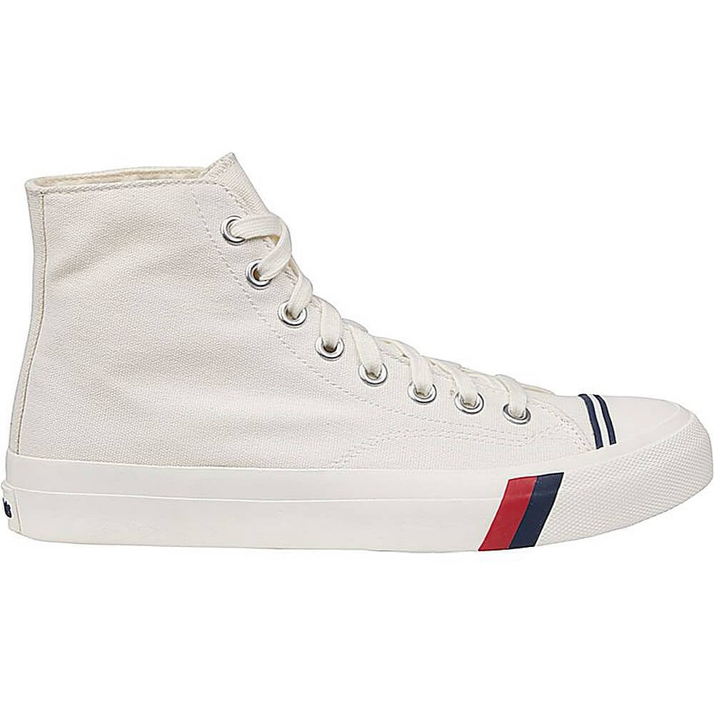 Pro Keds Royal Pro Hi Logo Printed Canvas White/Purple