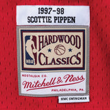Mitchell & Ness Nba Swingman Jersey Chicago Bulls Road 1997-98 Scottie Pippen Red