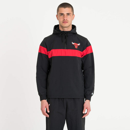 New Era Bunda Nba Windbreaker Chicago Bulls Black