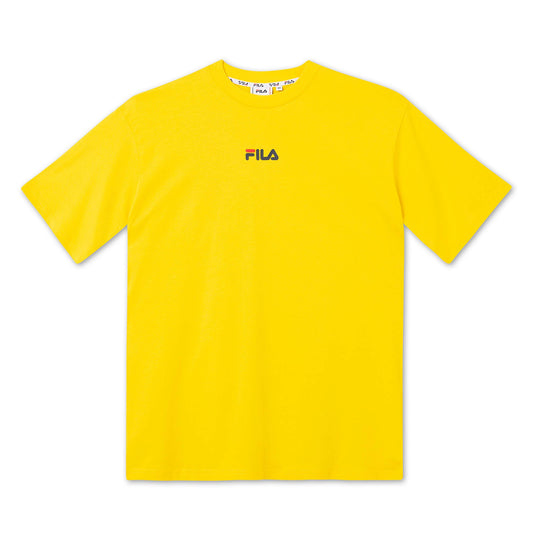 Fila Blocks And Logos Bender Tee Empire Yellow