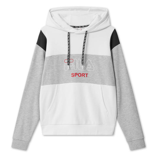 Fila Lahoma Hoody White/Light Grey/Black Iris