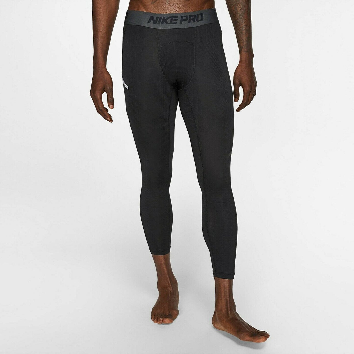 Nike Pro Men'S 3/4 Basketball Tights Black/Black