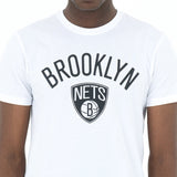 New Era Team Logo Tee Brooklyn Nets White